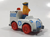 1981 1983 Playskool The Muppets Sesame Street Bert Pigeon Patrol White Die Cast Toy Car Vehicle