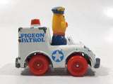 1981 1983 Playskool The Muppets Sesame Street Bert Pigeon Patrol White Die Cast Toy Car Vehicle