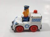 1981 1983 Playskool The Muppets Sesame Street Bert Pigeon Patrol White Die Cast Toy Car Vehicle