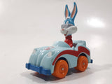 1990 Playskool Warner Bros. Bugs Bunny Light Blue Die Cast Toy Character Car Vehicle