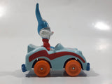 1990 Playskool Warner Bros. Bugs Bunny Light Blue Die Cast Toy Character Car Vehicle