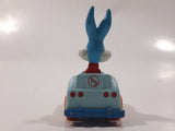 1990 Playskool Warner Bros. Bugs Bunny Light Blue Die Cast Toy Character Car Vehicle