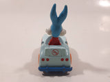 1990 Playskool Warner Bros. Bugs Bunny Light Blue Die Cast Toy Character Car Vehicle
