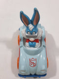 1990 Playskool Warner Bros. Bugs Bunny Light Blue Die Cast Toy Character Car Vehicle