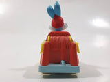 1990 Playskool Warner Bros. Bugs Bunny Fire Truck Red and Yellow Die Cast Toy Character Car Vehicle