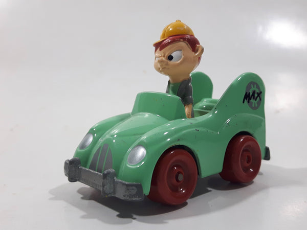 1990 Playskool Warner Bros. Tiny Toon Adventures Montana Max Speedster Light Green Die Cast Toy Character Car Vehicle
