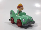 1990 Playskool Warner Bros. Tiny Toon Adventures Montana Max Speedster Light Green Die Cast Toy Character Car Vehicle