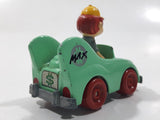 1990 Playskool Warner Bros. Tiny Toon Adventures Montana Max Speedster Light Green Die Cast Toy Character Car Vehicle