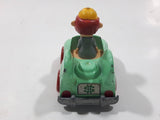 1990 Playskool Warner Bros. Tiny Toon Adventures Montana Max Speedster Light Green Die Cast Toy Character Car Vehicle