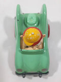 1990 Playskool Warner Bros. Tiny Toon Adventures Montana Max Speedster Light Green Die Cast Toy Character Car Vehicle