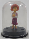 2002 Tomy The Simpsons Maude Miniature 1 3/4" Tall Dome Capsule Toy Cartoon Character Figure