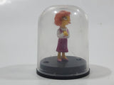 2002 Tomy The Simpsons Maude Miniature 1 3/4" Tall Dome Capsule Toy Cartoon Character Figure