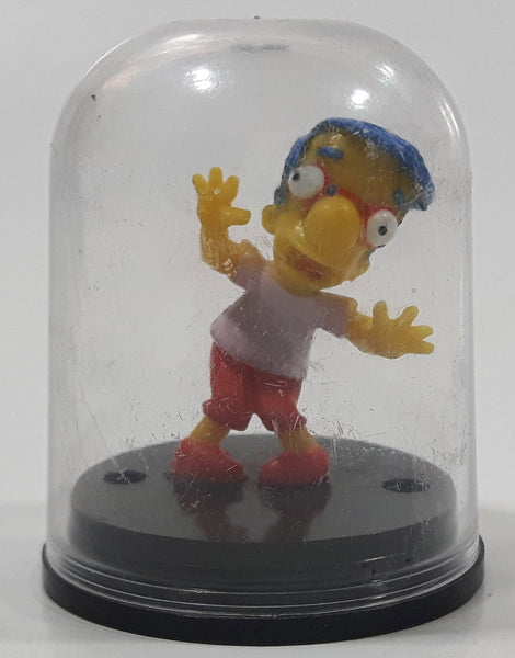 2002 Tomy The Simpsons Milhouse Van Houten Miniature 1 3/4" Tall Dome Capsule Toy Cartoon Character Figure
