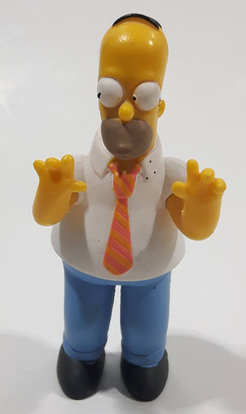 2007 Fox Matt Groening's The Simpsons Homer Simpson 3 3/8" Tall Toy Cartoon Character Figure