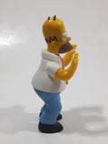 2007 Fox Matt Groening's The Simpsons Homer Simpson 3 3/8" Tall Toy Cartoon Character Figure