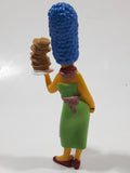 2007 Fox Matt Groening's The Simpsons Marge Simpson Holding Large Stick of Pancakes 4 1/2" Tall Toy Cartoon Character Figure - Missing Flipper