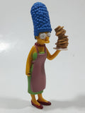 2007 Fox Matt Groening's The Simpsons Marge Simpson Holding Large Stick of Pancakes 4 1/2" Tall Toy Cartoon Character Figure - Missing Flipper