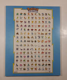 1995, 1996, 1998 Nintendo Creatures Game Freak TV Pokemon Gotta Catch 'Em All 15 1/2" x 19 3/4" Hardboard Wood Plaque Picture