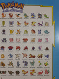 1995, 1996, 1998 Nintendo Creatures Game Freak TV Pokemon Gotta Catch 'Em All 15 1/2" x 19 3/4" Hardboard Wood Plaque Picture