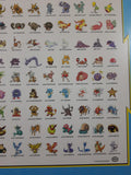 1995, 1996, 1998 Nintendo Creatures Game Freak TV Pokemon Gotta Catch 'Em All 15 1/2" x 19 3/4" Hardboard Wood Plaque Picture