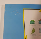 1995, 1996, 1998 Nintendo Creatures Game Freak TV Pokemon Gotta Catch 'Em All 15 1/2" x 19 3/4" Hardboard Wood Plaque Picture