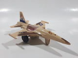 Jimmy Toys F-16 USAF Plastic Toy Fighter Jet Missing Canopy 6 1/2" Long