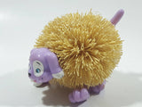 1998 Kooshie Koos Cuddly Pets "Fletcher" Purple Dog 3" Long Toy Figure
