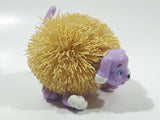 1998 Kooshie Koos Cuddly Pets "Fletcher" Purple Dog 3" Long Toy Figure