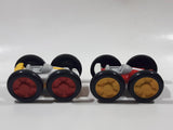 Unknown Brand Red White and Yellow White 3 1/2" Long Plastic Toy Car Vehicles