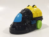 1995 Wendy's Techno Tows Tow Truck Black and Yellow Plastic Toy Car Vehicle