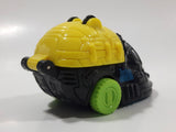 1995 Wendy's Techno Tows Tow Truck Black and Yellow Plastic Toy Car Vehicle