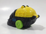 1995 Wendy's Techno Tows Tow Truck Black and Yellow Plastic Toy Car Vehicle