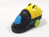 1995 Wendy's Techno Tows Tow Truck Black and Yellow Plastic Toy Car Vehicle