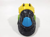 1995 Wendy's Techno Tows Tow Truck Black and Yellow Plastic Toy Car Vehicle