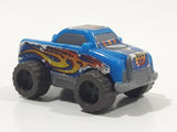 Ferrero Kinder Surprise SD113 Truck Blue Miniature 1 3/8" Long Plastic Toy Car Vehicle
