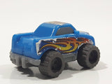 Ferrero Kinder Surprise SD113 Truck Blue Miniature 1 3/8" Long Plastic Toy Car Vehicle