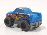 Ferrero Kinder Surprise SD113 Truck Blue Miniature 1 3/8" Long Plastic Toy Car Vehicle