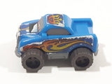 Ferrero Kinder Surprise SD113 Truck Blue Miniature 1 3/8" Long Plastic Toy Car Vehicle