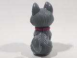 Mattel Barbie Adorable Pets Grey and White Husky Dog 2" Tall Plastic Toy Figure