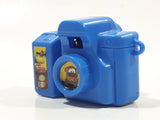 Disney Pixar Cars Miniature Blue Camera Shaped Picture Viewer 1 5/8" Wide Plastic Toy