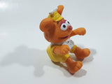 1990 Muppet Babies Baby Fozzie Sitting 2" PVC Toy Figure