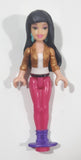 Barbie Mega Blok Doll 2 1/2" Tall Plastic Toy Figure