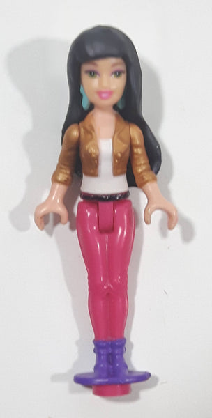Barbie Mega Blok Doll 2 1/2" Tall Plastic Toy Figure