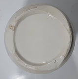 Antique Chinese Blue and White Domed Tea Caddy Ginger Jar Canister with Handles 6 1/2" Tall Ceramic Pottery