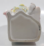 Vintage Cute Baby Playing Drum 5 1/2" Tall Ceramic Pottery Flower Planter Made in Japan