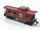 Tyco HO Scale Santa Fe A.T. & S. F. 7240 Red Plastic Caboose Train Car - Missing Two Wheels