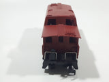 Tyco HO Scale Santa Fe A.T. & S. F. 7240 Red Plastic Caboose Train Car - Missing Two Wheels