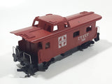 Tyco HO Scale Santa Fe A.T. & S. F. 7240 Red Plastic Caboose Train Car - Missing Two Wheels