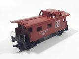 Tyco HO Scale Santa Fe A.T. & S. F. 7240 Red Plastic Caboose Train Car - Missing Two Wheels