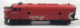 Life Like HO C.P. Rail 4056 Train Diesel Locomotive Engine Red Plastic Toy Model - No Motor + Damage